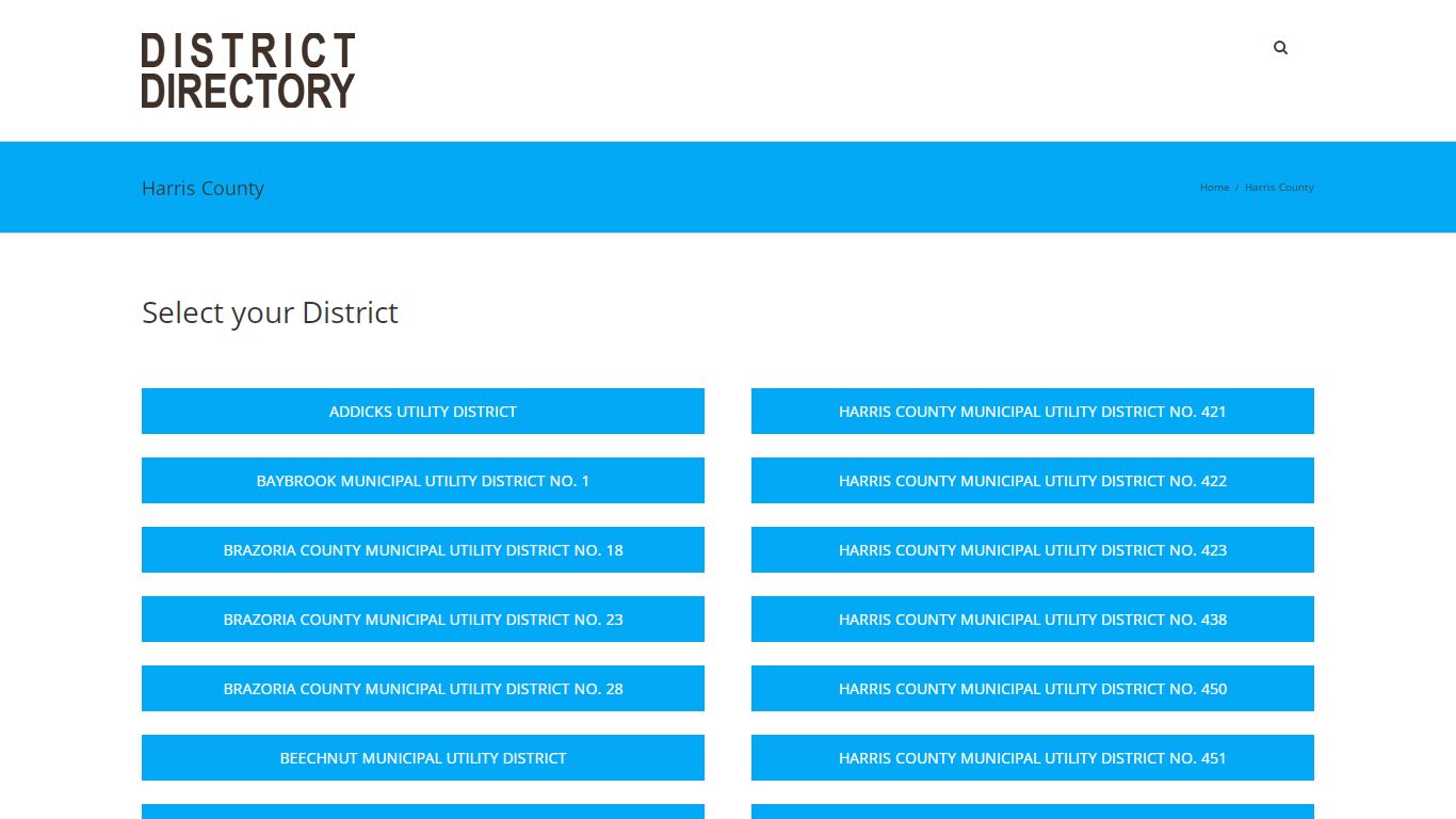 Harris County – District Directory